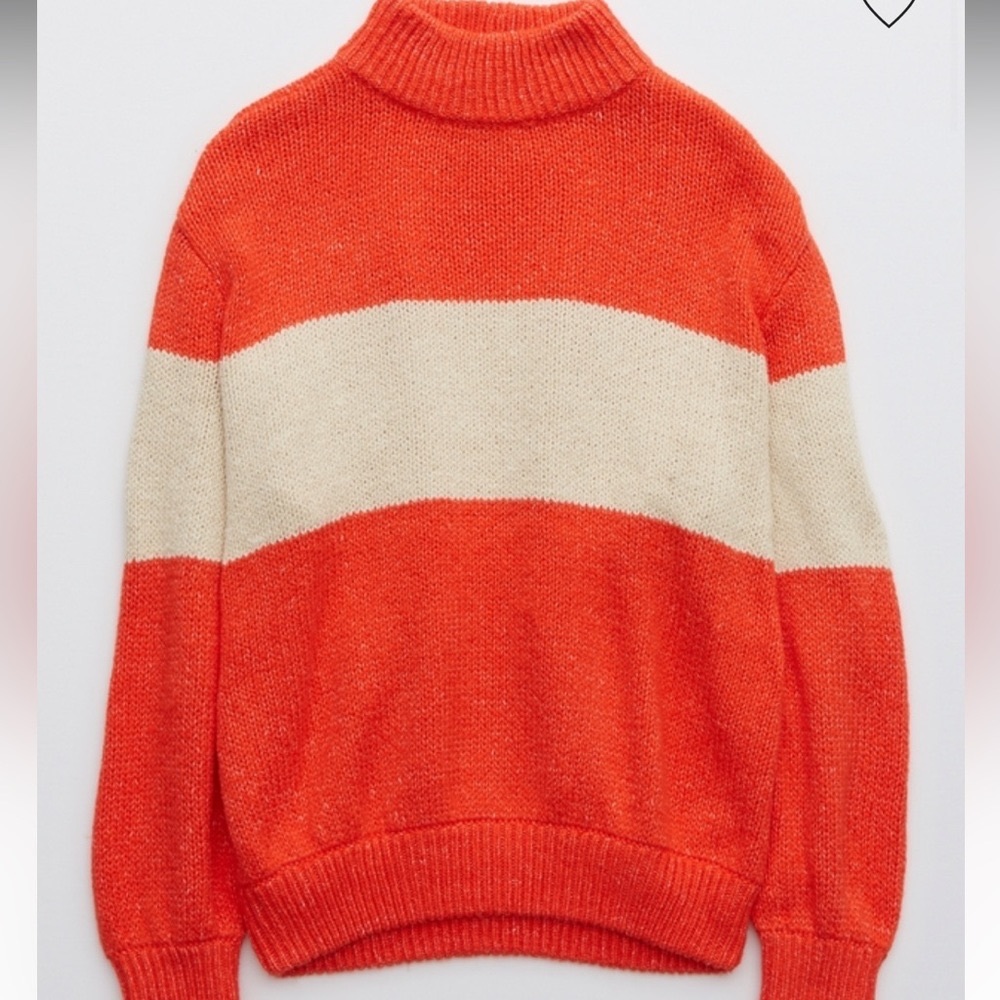 Aerie Oh-Snow-Soft Mock Neck Sweater